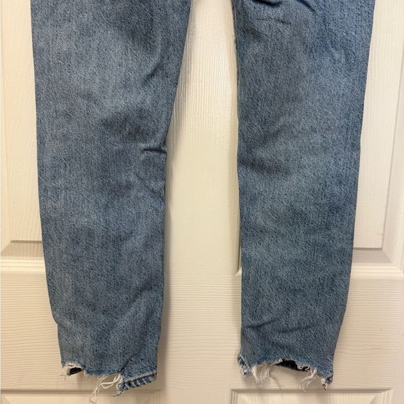 American Eagle Women’s Distressed Blue Jeans Size 0 - Picture 7 of 12